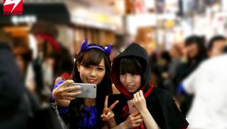 [NNPJ-222] - JAV Full - GET A Beautiful Girl Duo Shibuya Crowded With Halloween! !After You Give Me A Prize 500,000 Yen Les