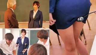 [AVSA-306] - Japanese JAV - AVSA-306 Lust processing meat urinal class Mio Kimishima a slutty and beautiful female teacher who guides her own cock while scattering male essence in an obscene class that is said to be for rehabilitation.