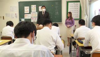 [ZOZO-056] - Sex JAV - The New Female Teacher: Saya Sakura Tsukishima\'s Shame! Sexual Education At An All-boys\' School